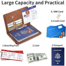 Travel Wallet RFID Passport
