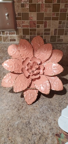Metal flower wall - flower, 11