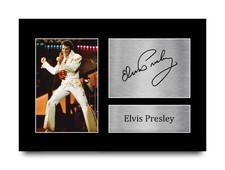 Elvis Presley Signed King of
