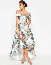 CHI CHI London Floral Dip Hem