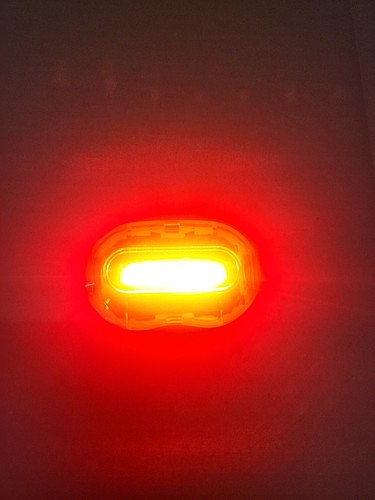 Red led bike - red,