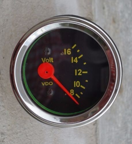 New volt gauge voltmeter vdo - gauge,
