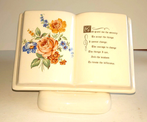 Vtg ceramic serenity - ceramic, “serenity