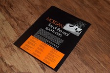 Morgan : first of the real sports cars leaflet / brochure sheet VINTAGE - RARE