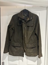 Barbour Women's Wax Utility Jacket 12 Barely Worn From A Pet And Smoke Free Home
