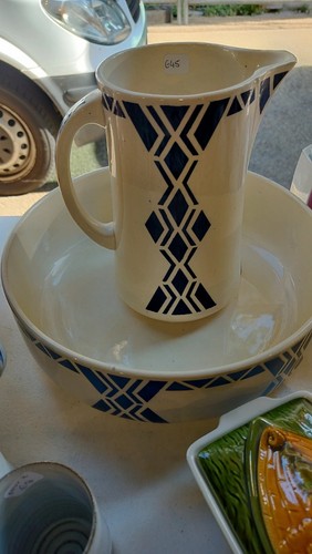 Antique wash bowl - and, in