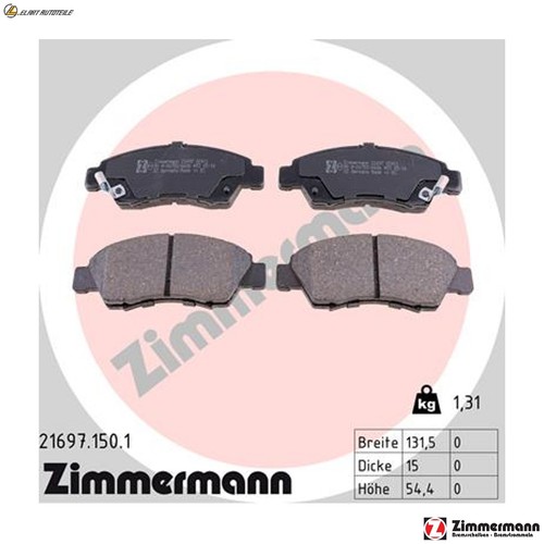 Brake pad set disc - brake,