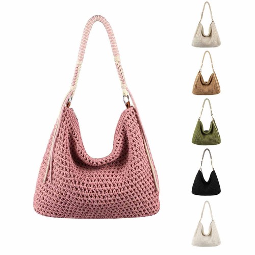 Ladies bag shopper straw - straw, hobo