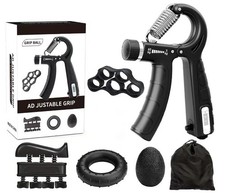 5-60kg Hand Grip Strengthener Set Adjustable  Finger Exerciser Forearm Trainer