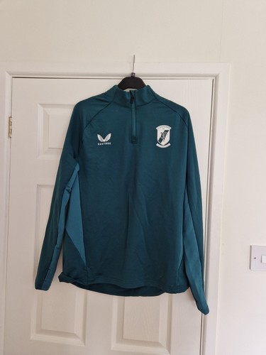 Glentoran green quarter zip - glentoran,