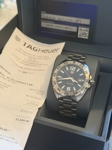 Unworn tag heuer formula - heuer,