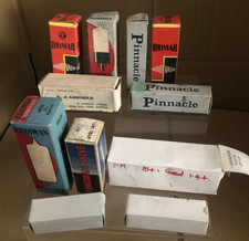 11 Vacuum Tubes - Radio / Television Valves Tungsram, Pinnacle , Brimar - Spares