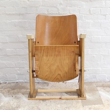 Mid Century Single French Theatre Seat
