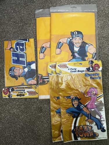 Lazytown party supplies bundle - party,