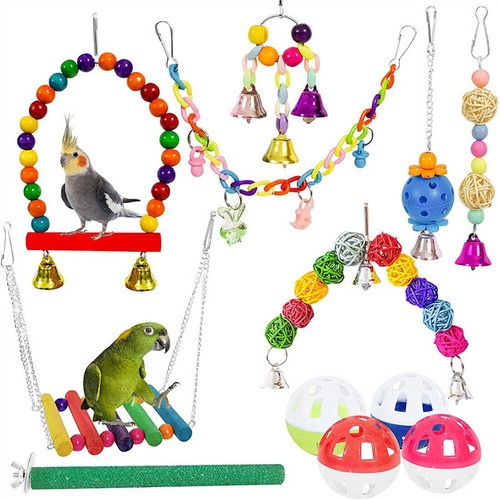 Pack parrot toys set metal - pack,