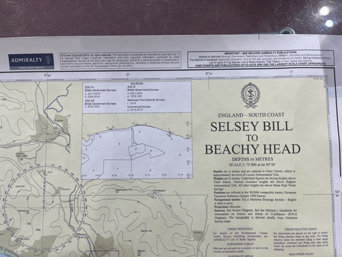 Admiralty chart selsey bill - admiralty, to