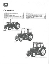John Deere Tractor 1830 2030 2130 Operators Manual