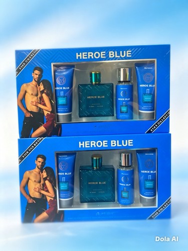 Heroe blue men 4piece - heroe, gift