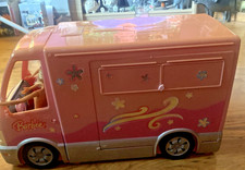 Rare Large Pink Barbie Camper Van  Used 2 dolls incl