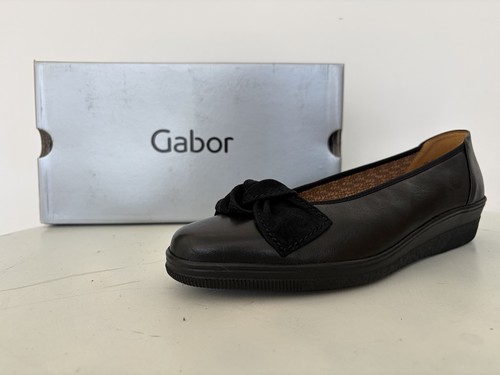 Gabor comfort black leather - black,