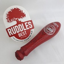 Ruddles Best Country Ale Brewery Suffolk Bitter Pump Clip & Handle