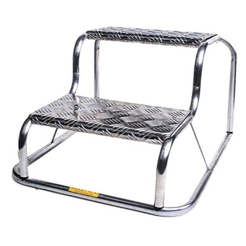 Milenco aluminium double step - aluminium,