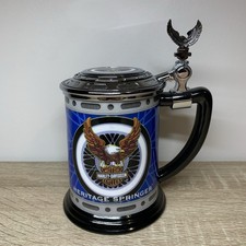 Rare Harley Davidson Heritage Springer Collector Tankard - 2000 - Franklin Mint