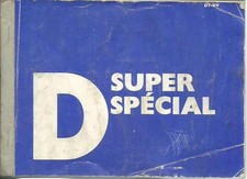 Citroen D Super Special Owners Manual 1971 Owners Manual Handbook BA