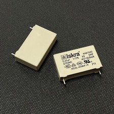 ISKRA, Metallized Polypropylene Film Capacitor, 0.22uF, 275Vac, 10% (PACK OF 5)