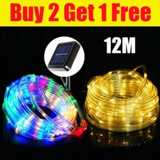 12M 100 LED Solar Rope Tube