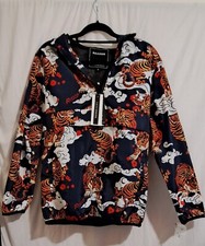 Reason Leopard Print New York Light Anorack Jacket Size Small winter Christmas 