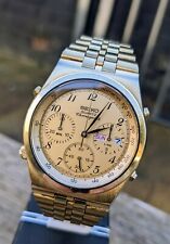 Stunning Vintage Seiko 7a38 - 7289 Chronograph Watch 1987 + PDF instructions VGC