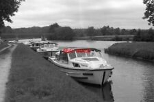 PHOTO  FRANCE CANAL 1987 CANAL DU NIVERNAIS NR ECLUSE BAILLY BOAT