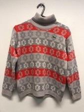 LACOSTE KIDS' HEAVY KNIT WOOL