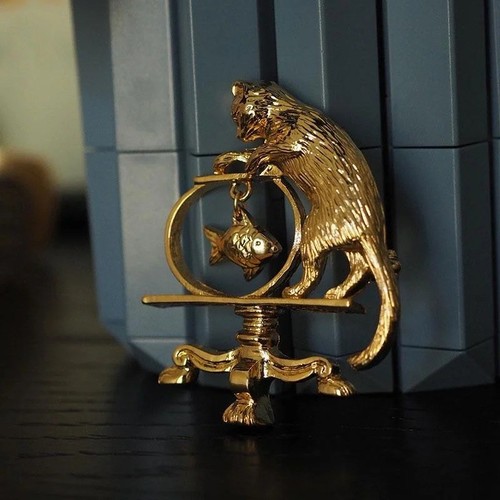 Antique jewelry cat vintage - jewelry,