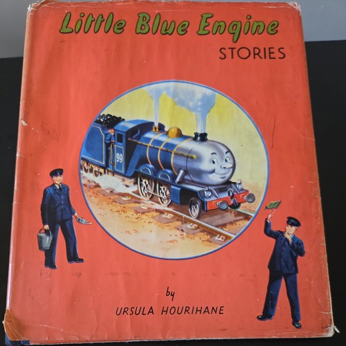 Vintage little blue engine - vintage,