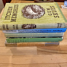 5 x G.E.M Skues Fly Fishing Books incl 1950 Minor Tactic's of the Chalk Steam