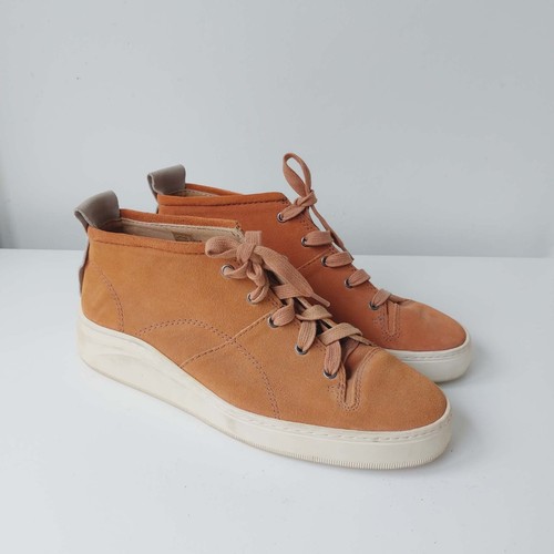 Hudson mens terracotta orange
