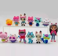 13Pcs/Set Gabby's Dollhouse Figure Model Toys Dolls Cake Topper Decor Kids Gift