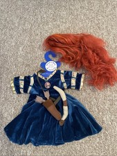 Build A Bear Dress / Outfit & Wig - Merida - Disney Brave - Princess Costume