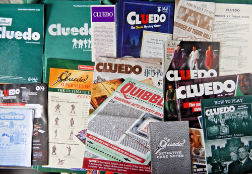 Cluedo instruction manuals - instruction,