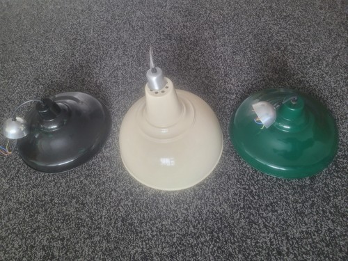Metal industrial light shades - metal,
