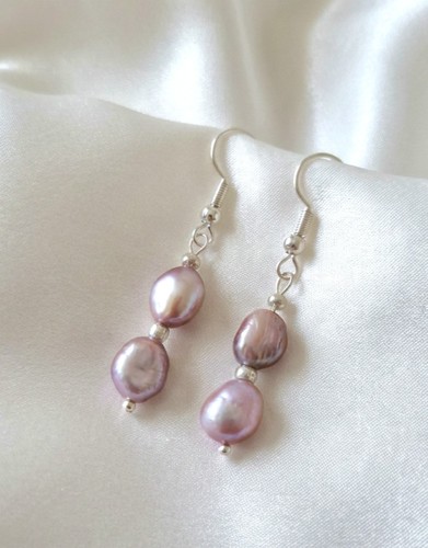 Baroque pearl earrings - baroque,