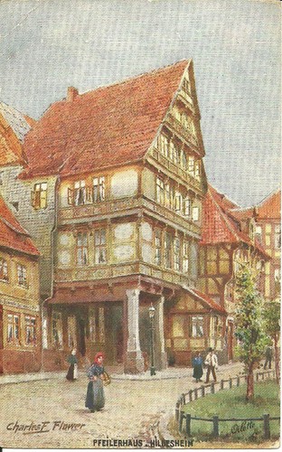 Artist postcard hildesheim - artist,
