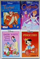 Lot of 4 Ladybird Walt Disney books Cinderella Tigger Pinocchio Snow White+