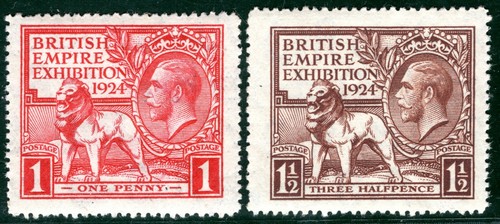 1924 wembley kgv set - gb,