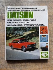 Datsun 1300, 1600 510 Series 1968-1973 Workshop Manual