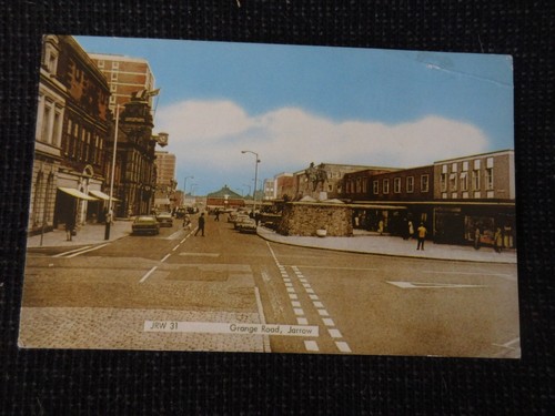 Grange road jarrow postcard - grange,