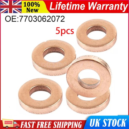 Copper fuel injector washer - injector,