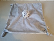 John Lewis Penguin Baby Comforter Soft Toy Soother Blankie Lovey Grey